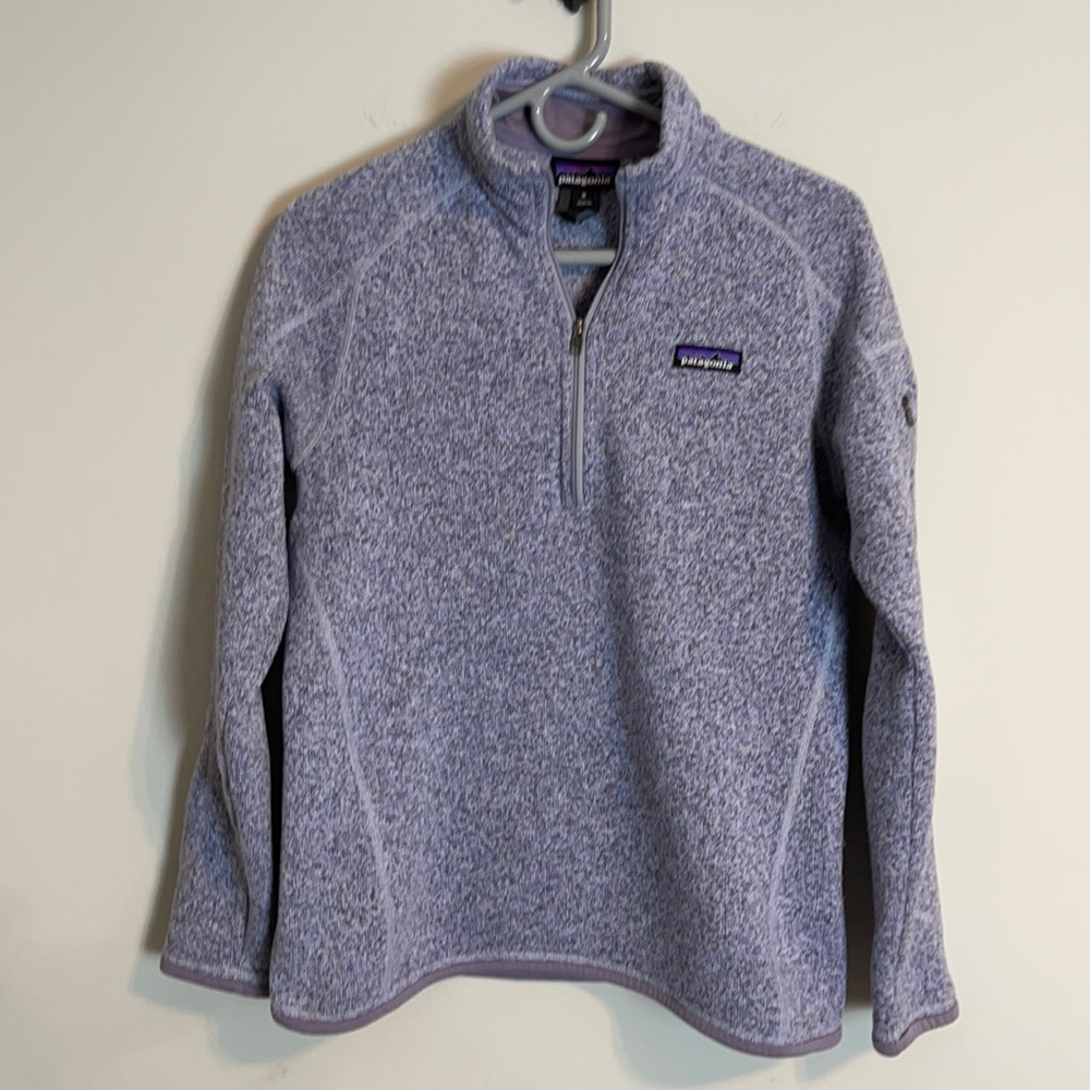 EUC Patagonia purple gray heathered better sweater